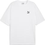 Weiße Oversize Puma T-Shirts für Herren Größe L 