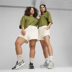 Reduzierte Bunte Puma High Waist Shorts aus Jersey für Damen Größe S 
