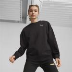 Reduzierte Schwarze Puma Essentials Damensweatshirts Größe M 