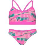 Pinke Puma Bikini-Tops für Kinder Größe 152 
