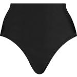 Schwarze Puma High Waist Bikinihosen aus Polyamid für Damen Größe XS 