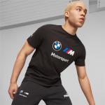 Reduzierte Schwarze Kurzärmelige Puma BMW BMW Merchandise T-Shirts aus Jersey für Herren Größe XXL 