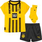 PUMA Borussia Dortmund 22-23 Heim Babykit Trainingsanzug Kinder in cyber yellow, Größe 74
