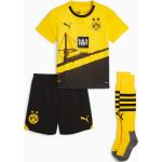 PUMA Borussia Dortmund 23/24 Heimtrikot Mini-Kit | Mit Aucun | Gelb/Schwarz | Größe: 92 Cyber Yellow-PUMA Black 770609_01_92