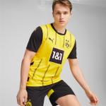 PUMA Borussia Dortmund 24/25 Heimtrikot Herren | Mit Aucun | Gelb/Schwarz | Größe: S Faster Yellow-PUMA Black