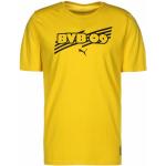 Gelbe Puma BVB T-Shirts für Herren Übergrößen für den für den Sommer 