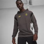 PUMA Borussia Dortmund FtblArchive Hoodie | Mit Aucun | Grau | Größe: L Shadow Gray-Cool Mid Gray