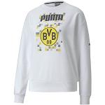 Weiße Puma BVB T-Shirts für Damen Größe M 