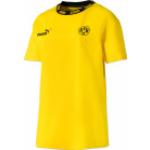 Gelbe Puma BVB T-Shirts aus Baumwolle für Damen Größe S 
