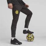 PUMA Borussia Dortmund Fußball-Trainingshose Für Damen | Mit Aucun | Schwarz/Gelb | Größe: XS PUMA Black-Cyber Yellow 771834_02_XS