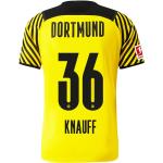 Puma Borussia Dortmund Heimtrikot 2021 2022 Kinder Ansgar Knauff 36 : 152 Größe: 152