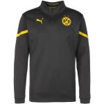 Graue Puma BVB Herrensweatshirts mit Reißverschluss Größe S für den für den Herbst 