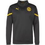 Graue Puma BVB Herrensweatshirts mit Reißverschluss Größe XXL für den für den Herbst 