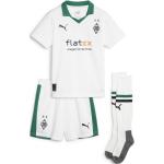 PUMA Borussia Mönchengladbach 23/24 Heimtrikot Mini-Kit | Mit Aucun | Weiß/Grün | Größe: 110 PUMA White-Power Green 770550_01_110
