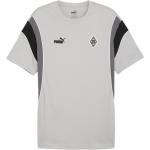 Graue Puma Archive Borussia Mönchengladbach T-Shirts Größe M 