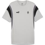 Graue Puma Archive Borussia Mönchengladbach T-Shirts Größe XL 