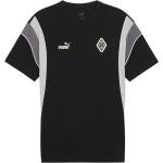 Schwarze Puma Archive Borussia Mönchengladbach T-Shirts Größe L 