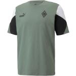 Schwarze Puma Borussia Mönchengladbach Katzen-Shirts mit Katzenmotiv aus Baumwolle Größe L 