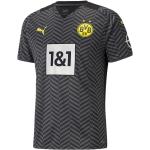 Graue Puma BVB Borussia Dortmund Trikots für Herren Übergrößen - Auswärts 2021/22 