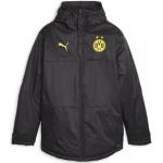 PUMA BVB Winter Jacket black yellow M