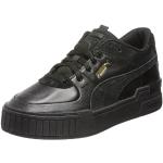 Reduzierte Schwarze Puma Cali High Top Sneaker & Sneaker Boots aus Leder für Damen Größe 36 