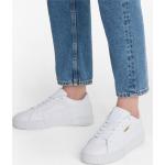 Weiße Puma Cali Star Low Sneaker aus Leder für Damen Größe 37,5 