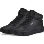 Schwarze Puma Carina High Top Sneaker & Sneaker Boots aus Leder Leicht für Herren Größe 40,5 