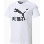 Weiße Puma Kinder T-Shirts aus Jersey für Jungen Größe 104 