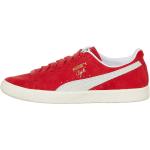 Rote Puma Clyde Sneaker & Turnschuhe aus Veloursleder Größe 42 