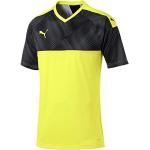 PUMA Cup Jersey Jr T-Shirt, Fizzy Yellow-Asphalt, 176