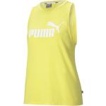 Gelbe Puma Tank-Tops aus Jersey für Damen Größe M für den für den Sommer 