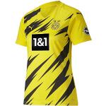 PUMA Damen BVB Home Trikot Replica Womens 20/21 T-Shirt, Cyber Yellow Black, XS