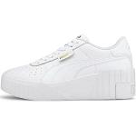 Reduzierte Weiße Puma Cali Low Sneaker aus Kunstleder für Damen Größe 42 