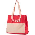 Rote Puma Damenshopper mit Reißverschluss mit Innentaschen 