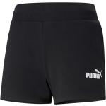 Schwarze Puma Essentials Sweatshorts für Damen Größe XL für den für den Sommer 