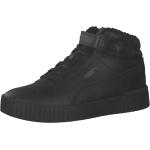 Reduzierte Puma Carina High Top Sneaker & Sneaker Boots mit Klettverschluss aus Leder für Damen Größe 39 