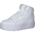 Reduzierte Weiße Puma Karmen Rebelle High Top Sneaker & Sneaker Boots für Damen Größe 38 mit Absatzhöhe bis 3cm 