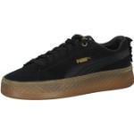 PUMA Damen Sneaker Smash Platform Frill Schwarz/Gold 42 (4059506196140)