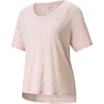 Sandfarbene Puma T-Shirts aus Jersey für Damen Größe XL 