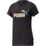 Schwarze Puma Nova T-Shirts aus Baumwolle für Damen Größe M für den für den Sommer 