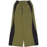 Olivgrüne Streetwear Puma Green Parachute Pants für Damen Größe L 
