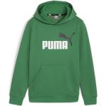 Grüne Streetwear Puma Kinderhoodies & Kapuzenpullover für Kinder aus Jersey Größe 140 