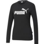 Schwarze Puma Bio Rundhals-Ausschnitt Damensweatshirts Größe M 