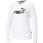 Weiße Puma Bio Rundhals-Ausschnitt Damensweatshirts Größe S 