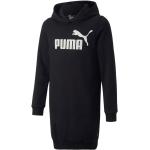Schwarze Sportliche Puma Sweatkleider mit Kapuze für Damen 