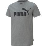 Graue Puma Nachhaltige Kinder T-Shirts aus Baumwolle Größe 176 