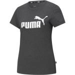 Graue Puma T-Shirts aus Baumwolle für Damen Größe L 