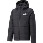 Schwarze Atmungsaktive Puma Essentials Kinderkapuzenjacken aus Fleece Größe 110 für den für den Winter 