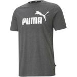 Reduzierte Schwarze Melierte Puma Essentials Bio T-Shirts für Herren Größe XL 