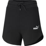 Schwarze Puma Essentials High Waist Shorts für Damen Größe M 